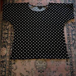Star Vixen Polka Dot Shirt, Size Large